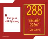 Chỉ cần bỏ ra 1 buổi nhậu/m2 đã sở hữu ngay lô đất thổ cư 100m2, vị trí đắc địa trung tâm