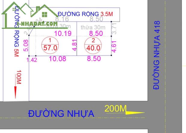 Bán đất Xuân Đồng Tân Minh Sóc Sơn 70m² chỉ 5xx - 1