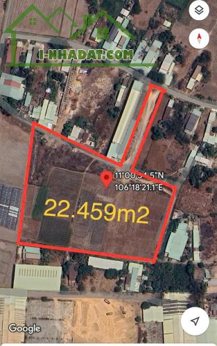 22459m2 đất quy hoạch chuyển SKC xã Lộc Giang, Đức Hòa, Long An giá 19 tỷ - 2