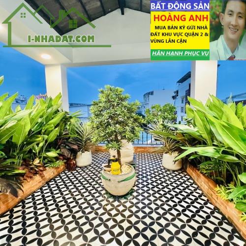 NHÀ MẶT PHỐ ĐƯỜNG Ô TÔ TẠI PHƯỜNG BÌNH TRƯNG ĐÔNG , QUẬN 2 _ 202 m2 ĐẤT_ 2 TẦNG 4 PN _ SHR - 5