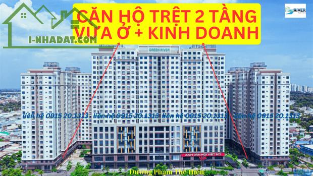 GREEN RIVER QUẬN 8 CĂN SHOP 2 TẦNG - 151M2 - 5.4 TỶ, CHIẾT KHẤU, VAY 70%, SỔ HỒNG RIÊNG - 1