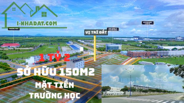 150m2 ( Full Thổ Cư, Xây Dựng Tự Do )  - Đất Khu Công Nghiệp Becamex 2000ha - 2