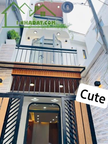 HƠN 5 TỶ - CHU VĂN AN - 3 TẦNG - 42MV - NỞ HẬU - 3 PHÒNG NGỦ - NHÀ MỚI LUNG LINH - 5
