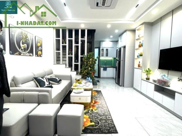 BÁN NHÀ MẶT NGÕ Ô TÔ TRÁNH – PHỐ TAM TRINH, 40M², 5 TẦNG, THANG MÁY NK, NỘI THẤT CAO CẤP,