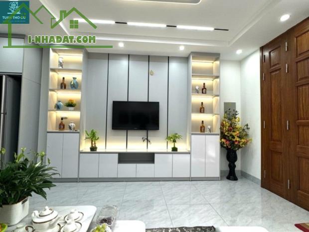 BÁN NHÀ MẶT NGÕ Ô TÔ TRÁNH – PHỐ TAM TRINH, 40M², 5 TẦNG, THANG MÁY NK, NỘI THẤT CAO CẤP, - 1