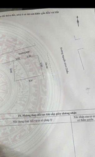 BÁN ĐẤT LÔ GÓC MẶT TIỀN ĐƯỜNG 7M5 NGUYỄN ĐÌNH CHIỂU, NGŨ HÀNH SƠN, Gía 3tỷ550