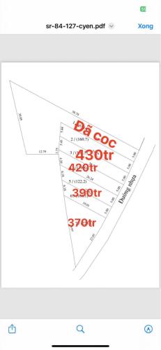 Chỉ 370tr có ngay lô đất đường nhựa tại suối rao châu Đức