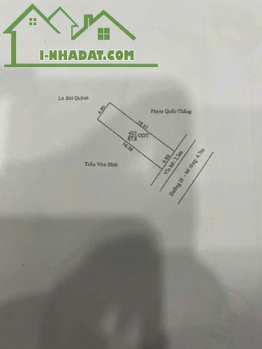 Nhà Hiệp Thành 1 trệt 1 lầu ngay trung tâm đường ô tô. DT: 4,8x18,5 tổng 90m2, tc full - 1