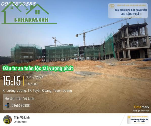 Bán đất nền 110m2, sổ đỏ, gần BV 20ha Tuyên Quang - 3