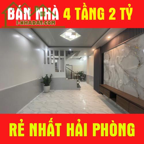 BÁN NHÀ 4 tầng ô tô đỗ cửa rẻ nhất Đằng Hải Hải An Hải Phòng - 3