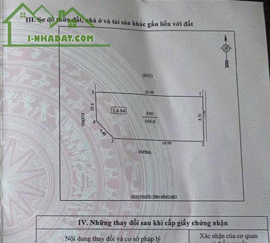 Bán 166m2 đất Lô Góc đẹp mặt đường Lệ Ninh - Quán Bàu