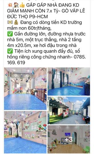 NHÀ MỚI LOÁNG- TIỆN KD- Ở- HXH-6PN- GÒ VẤP .HCM- P16-GẦN MẶT TIỀN  CITYLAND CAO CẤP - 2