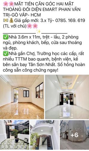 TÌM CHỦ MỚI CHO NHÀ ĐẸP GẦN LÊ VĂN THỌ P16 GÒ VẤP HCM - 3