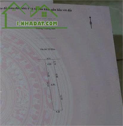 Bán nhà mặt tiền đường (30m) Trường Sơn, P. Hòa Thọ Tây, Q. Cẩm Lệ, giá chỉ 2 tỷ 850 tl