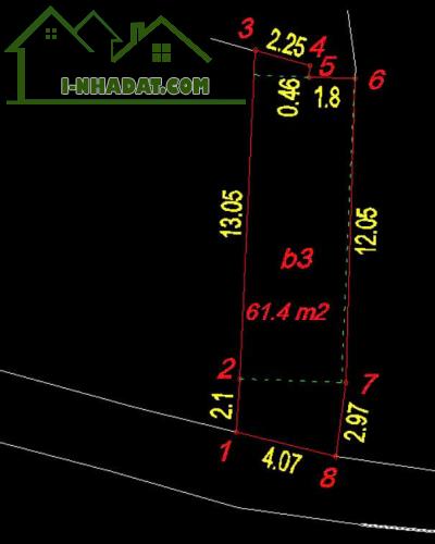 Bán nhà 3 tầng* sổ 57m2 thực tế 62m2* thoáng 2 mặt, kinh doanh. giá đầu tư.