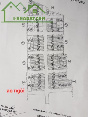 Bán lô góc 83.5 m2 đất đấu giá Ao Ngòi, Đức Thượng, Hoài Đức.