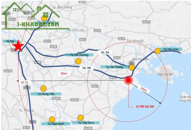 Bán dự án KĐT Nghỉ Dưỡng Sinh Thái Ven Sông Minh Tân Riverside, Kiến Thuỵ, Hải Phòng 400tỷ - 5