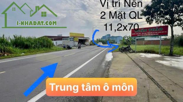 BÁN NỀN 2 MẶT QUỐC LỘ TT Ô MÔN - 1