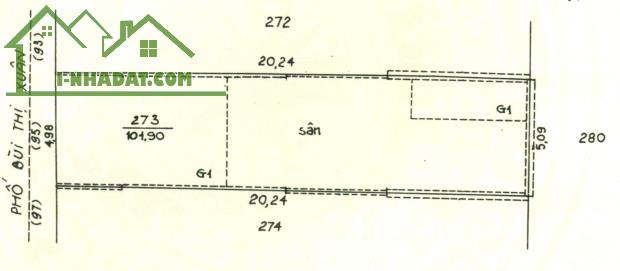 VUA MẶT PHỐ - Bán nhà Mặt phố BÙI THỊ XUÂN giá 85 tỷ, 101.9m x 6 tầng, MT 4.98m