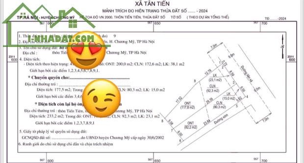 165M2 mặt trục chính kinh doanh đường trải afphan siêu đẹp tại tân tiến chương mỹ Lô GÓC