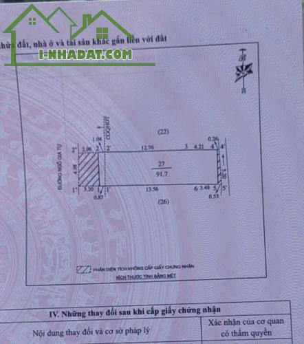 Nhà 92m2 cấp 4 đường Ngô Gia Tự, Quán Bàu (vị trí gần đường Phan Bội Châu)