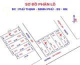 CẦN BÁN ĐẤT 01 + 04 + 10 ĐẸP TẠI PHÚ THỊNH-MINH PHÚ-SÓC SƠN -HÀ NỘI