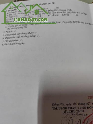 CHÍNH CHỦ Cần Bán Đất Tặng Nhà Cấp 4 Tại Phường Đồng Phú, TP. Đồng Hới, Quảng Bình - 1