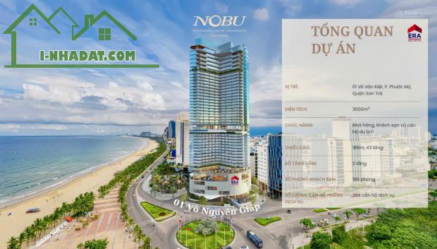 Mở bán căn hộ 2PN Nobu Residences hàng hiệu mặt biển Mỹ Khê đẹp nhất ở Đà Nẵng