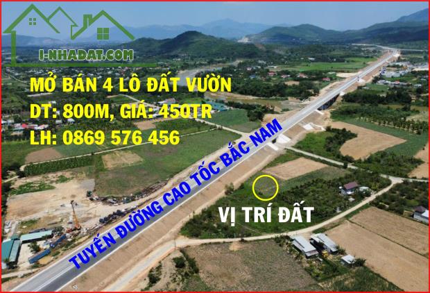 BÁN ĐẤT VƯỜN SÁT CAO TỐC BẮC NAM NHA TRANG KHÁNH HOÀ