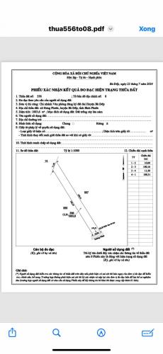 Lô đất 1000m2,đường nhựa 2 xe hơi né,10x100,có lên thổ,Đường DT759B, Bù Đốp,Bình Phước