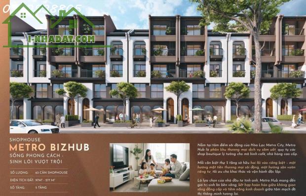 BIỆT THỰ 376M2 NGÃ TƯ HÒA LẠC - METRO SỐ 5, 12 CHẠY QUA DỰ ÁN - CAO TỐC ĐẠI LỘ THĂNG LONG - 1