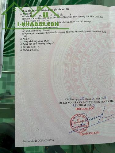 Bán Nền đẹp Đs 30 KDC 586, P. Hưng Phú (Phú Thứ cũ), Cần Thơ. Lh 0942495498 Phương - 3