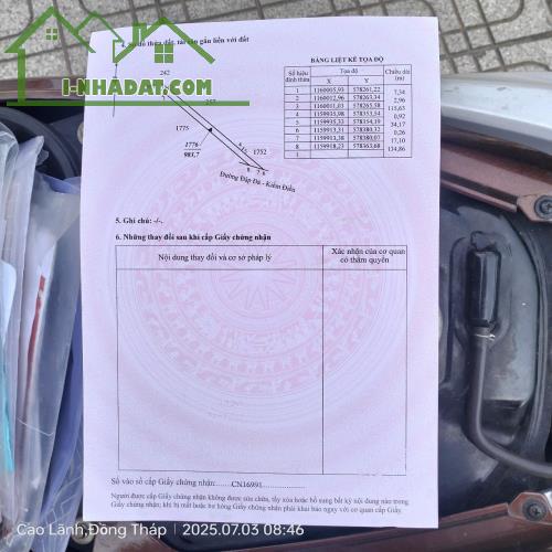 Chính Chủ Bán 03 Nền Đất Tại Xã Mỹ Thọ, Huyện Cao Lãnh, Tỉnh Đồng Tháp - 4