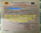 ĐẤT ĐẸP – GIÁ TỐT  – CHÍNH CHỦ CẦN BÁN TẠI Khu Đô Thị Chợ Mới Hoà Mạc, Phường Duy Tân,