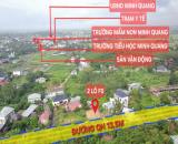 BÁN gấp lô đất rẻ nhất xã Minh Quang, Tam Đảo 115m MT 6,2m đường 13m giá 550tr SỔ ĐỎ CC