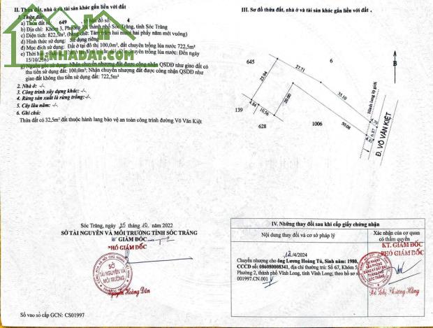 CẦN BÁN ĐẤT ĐẸP HAI MẶT TIỀN VỊ TRÍ TRUNG TÂM SÓC TRĂNG - 4