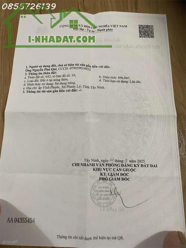 Bán đất tặng nhà mặt tiền 835B, Phước Lý, Cần Giuộc, Long An, giá siêu hời 14,9 tỷ, 496m2 - 3