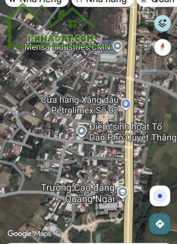 Bán lô đất Tịnh Phong cách cổng quyết thắng đúng 500m. dt 204m2, giá 1,074 tỷ, đường 3,5m - 5