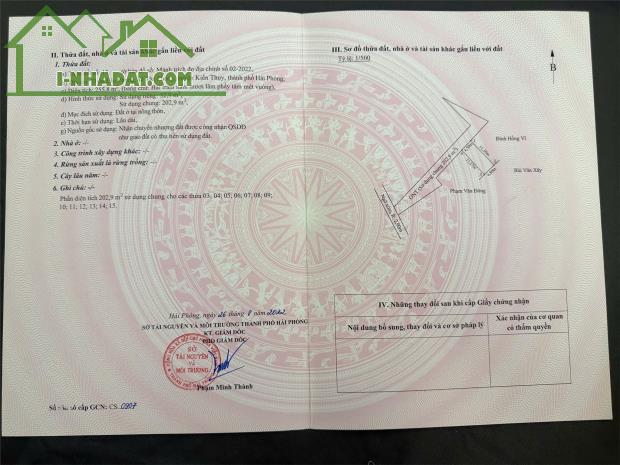 Đất ô tô vào tận nơi – Trung tâm Tân Phong, Kiến Thụy  Giá chỉ nhỉnh 6xx triệu  ZALO 0567