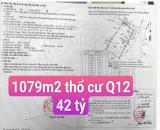 Lô Đất Khủng Long (20x52) Ngay KDC An Sương, P.Tân Hưng Thuận, Q12 Giá Siêu Đầu Tư