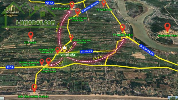 BÁN 2 LÔ ĐẤT ĐẤU GIÁ – THÔN QUANG MỸ, XÃ XUÂN MỸ, NGHI XUÂN, HÀ TĨNH 252-253m2 ĐƯỜNG 18M - 4