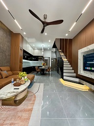 Nhà 3 tầng Đẹp lung linh, mặt tiền đường Hoà Minh - 3