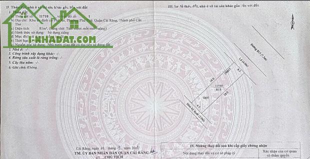 🍒🍒🍒Bán nền đường B15 KDC Phú An, Cái Răng, Cần Thơ.