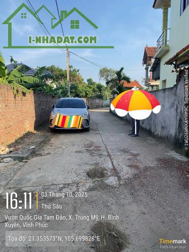 🌹BÁN lô đất Trung Mỹ, nằm trong lõi KCN Bình Xuyên sát vành đai 5 100m full thổ cư 950tr
