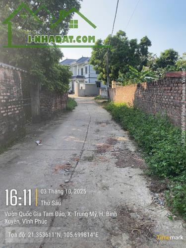 🌹BÁN lô đất Trung Mỹ, nằm trong lõi KCN Bình Xuyên sát vành đai 5 100m full thổ cư 950tr - 1