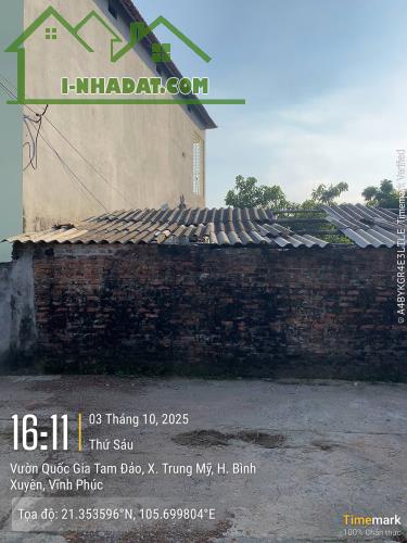 🌹BÁN lô đất Trung Mỹ, nằm trong lõi KCN Bình Xuyên sát vành đai 5 100m full thổ cư 950tr - 2