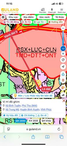 🌹BÁN lô đất Trung Mỹ, nằm trong lõi KCN Bình Xuyên sát vành đai 5 100m full thổ cư 950tr - 4