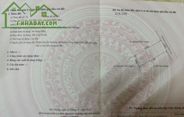 Đất hiếm Minh Đức – Đồ Sơn, gần đường ven biển, giá chỉ hơn 7xx triệu – ZALO 0567 222 555 - 1