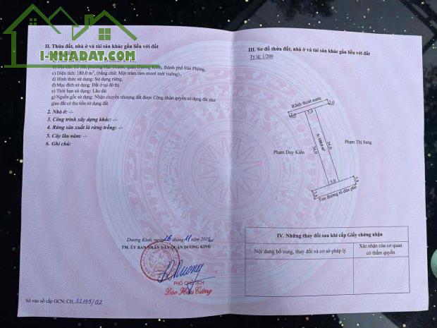 SIÊU PHẨM MẶT ĐƯỜNG CHỢ HẢI THÀNH 2 – TRUNG TÂM DƯƠNG KINH – GIÁ CHỈ 2X TRIỆU/M² – ZALO - 3