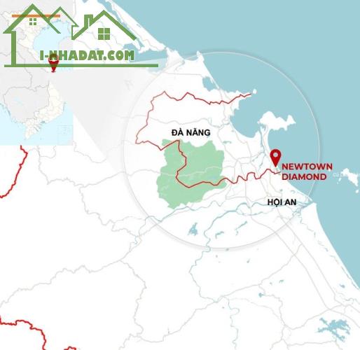 S-05 • 2PN 82,33 m² T11  View nội khu + sông Cổ Cò  The Sapphire – Newtown Diamond  Giá - 2